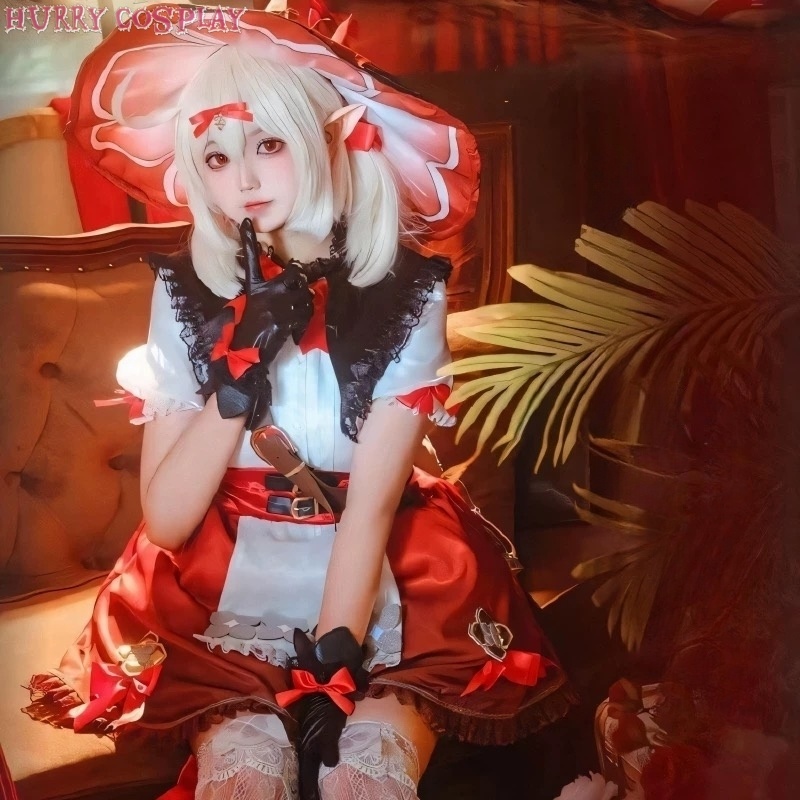 Game Cosplay,Genshin Impact,Genshin Impact Witch Keliki Flower New Costume Star Candle Suit